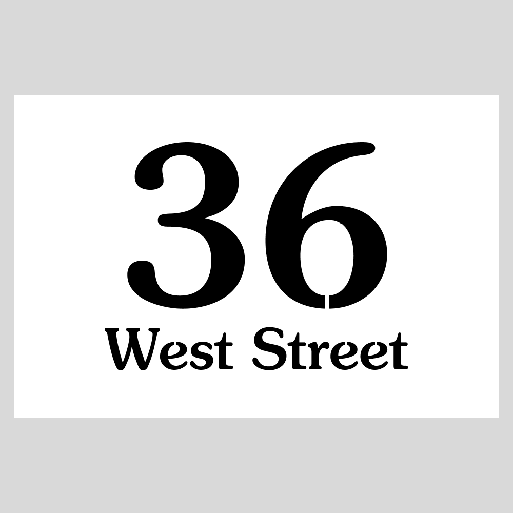 001: Number & Street [rectangle]