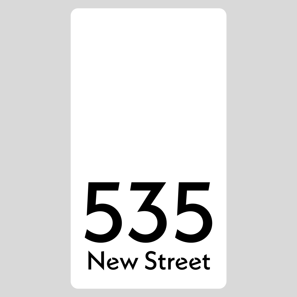 003: Number & Street [vertical]
